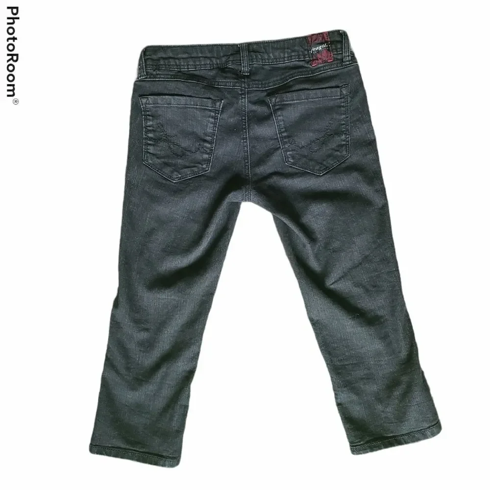 FRAGILE BLUEJEANS CROPPED BLACK - 5